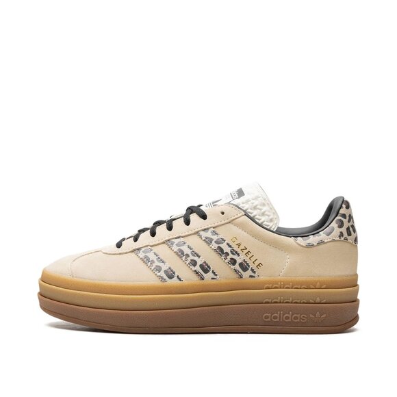 [almost NEW] Women's adidas Gazelle Bold Shoe 'Cream White' JI1370 - Picture 2 of 5